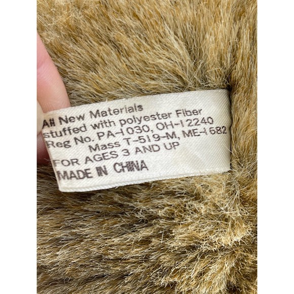 Fiesta American Wego Brown Tan Cream Plush Teddy Bear 1991 Vintage HTF - Picture 9 of 10